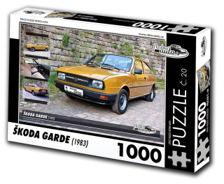 Puzzle č. 20 - ŠKODA GARDE (1983) 1000 dílků