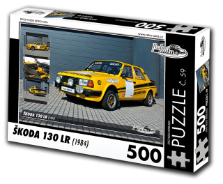 Puzzle č. 59 - ŠKODA 130 LR (1984) 500 dílků