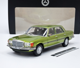 Mercedes-Benz 450 SEL (W116) 1976 - Světle zelená metalíza Norev 1:18