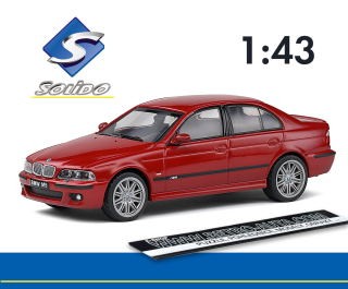 BMW E39 M5 2004 - Imola Red SOLIDO 1:43