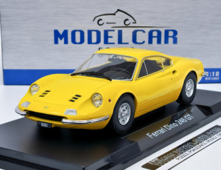 Ferrari Dino 246 GT (1969) Yellow MCG 1:18 