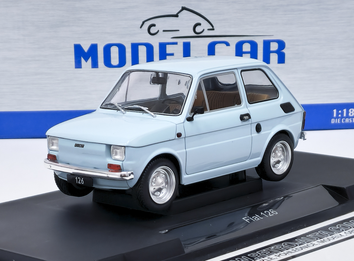 Fiat 126 (1972) světle modrá MCG 1:18_