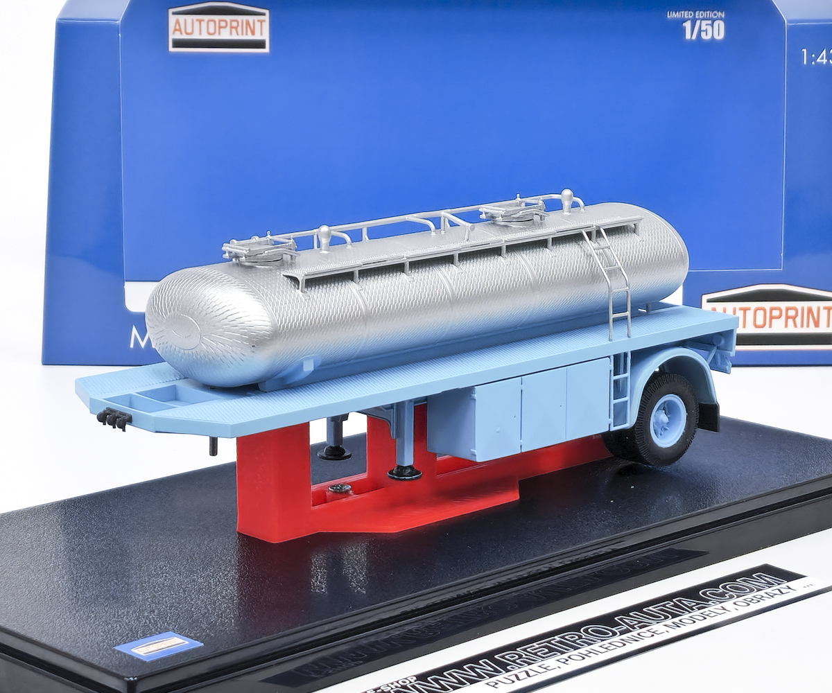 Cisternový návěs NKCM 120 (převoz mléka) AUTOPRINT 1:43