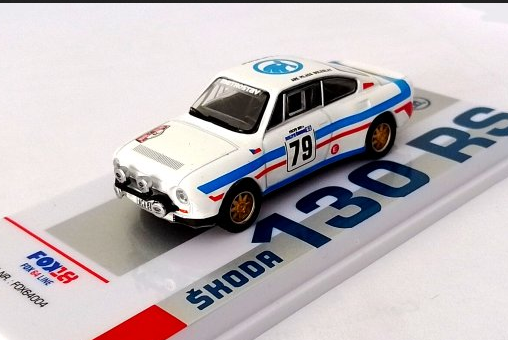 Škoda 130 RS n. 79 Rally Škoda 1982 FOX18 1:64
