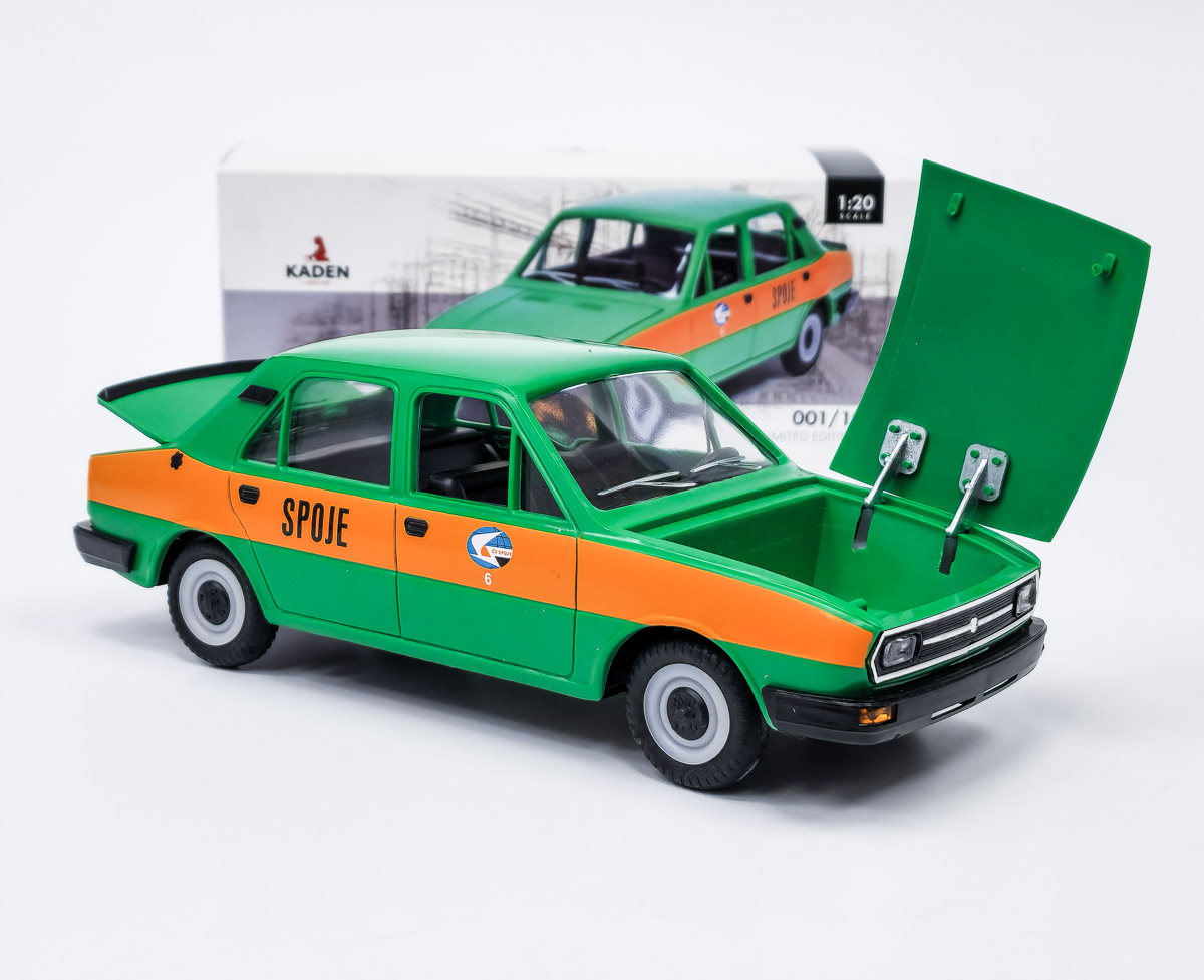 RETRO Škoda 120 L Spoje - zelená KADEN 1:20