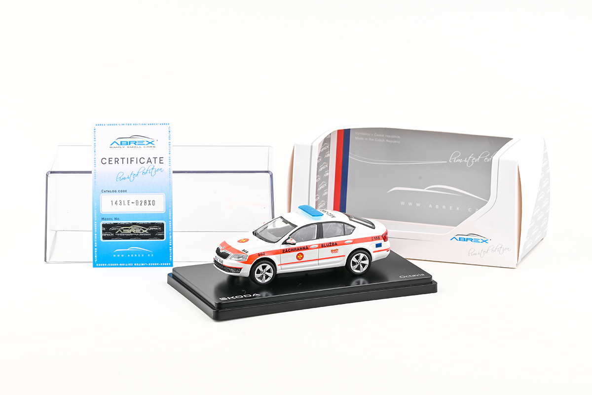 _Škoda Octavia III (2012) ZS ASČR 302 - ABREX 1:43