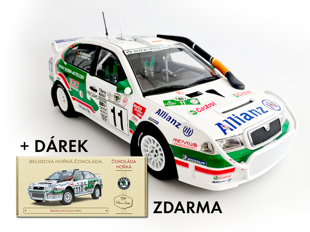 Škoda Octavia WRC Evo2 1:18 - n. 11 Rally Safari 2001 