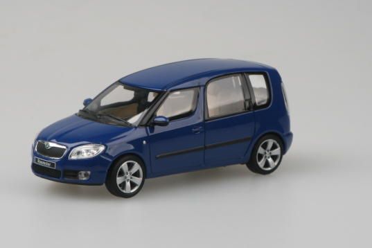 Škoda Roomster (2006) - Modrá Dynamic Uni ABREX 1:43