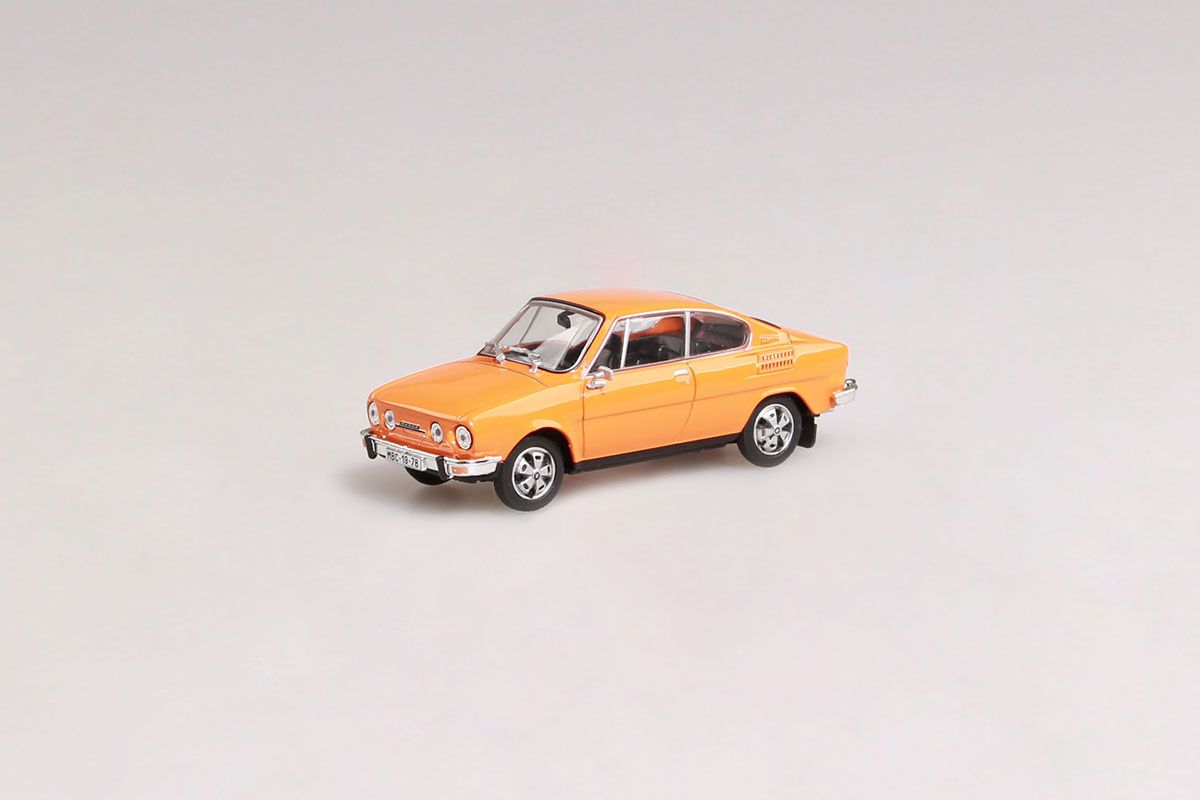 Škoda 110 R Coupé (1980) - Oranžová ABREX 1:43