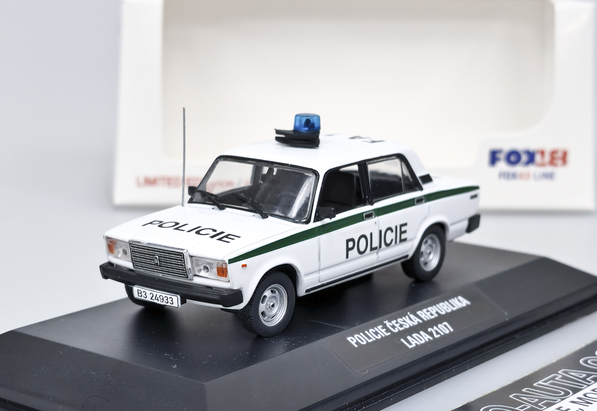 Lada 2107 Policie Česká Republika FOX18 1:43