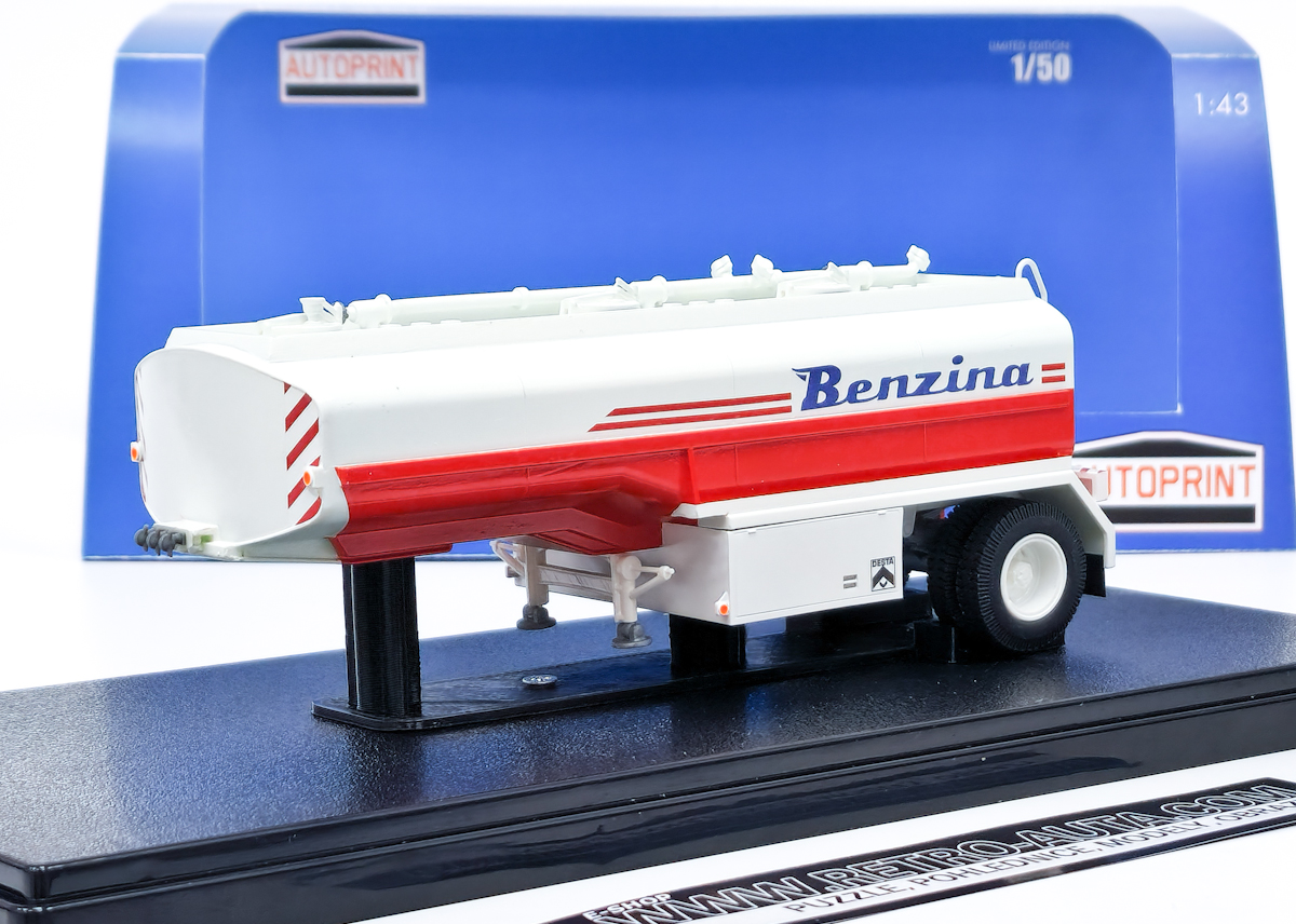 Cisternový návěs CN 15 BENZINA - AUTOPRINT 1:43