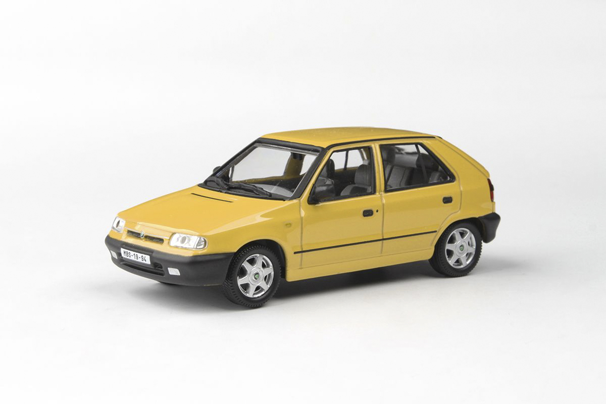 Škoda Felicia (1994) - Žlutá Pastelová ABREX 1:43