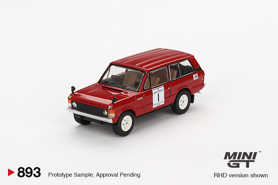 Land Rover Range 1971 International Hillrally Winner RHD - Mini GT 1:64