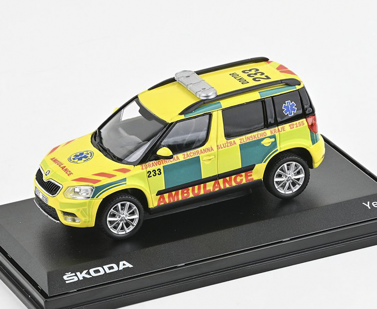 Škoda Yeti FL (2013) - ZZS Zlínského Kraje 233 ABREX 1:43