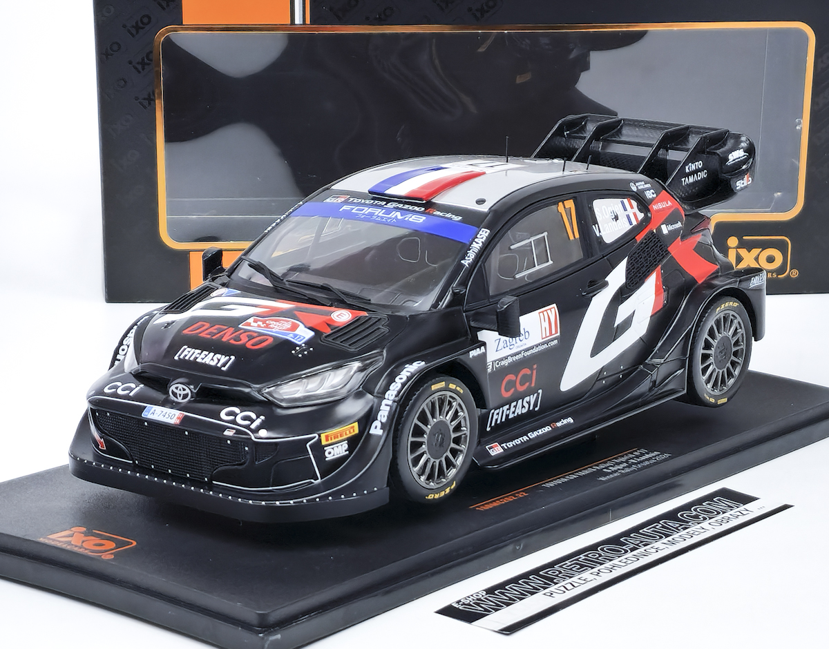 Toyota Yaris Rally1 #17 WRC Rally Croatia 2024 IXO 1:18