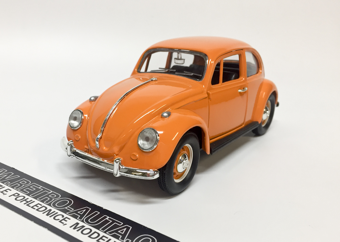 Volkswagen Beetle 1:24 - Oranžová