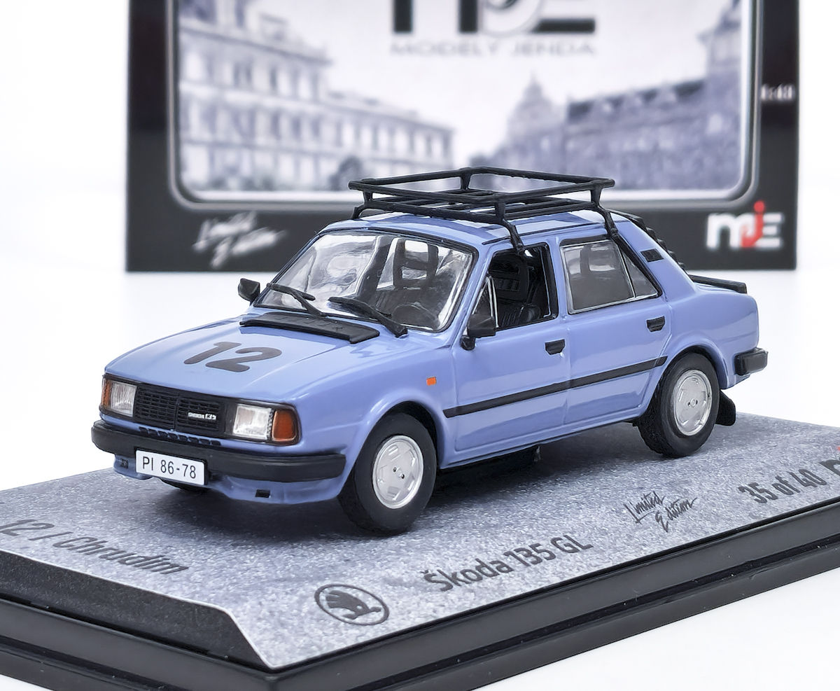 Škoda 135 GL srazový model 2025 MJ 1:43