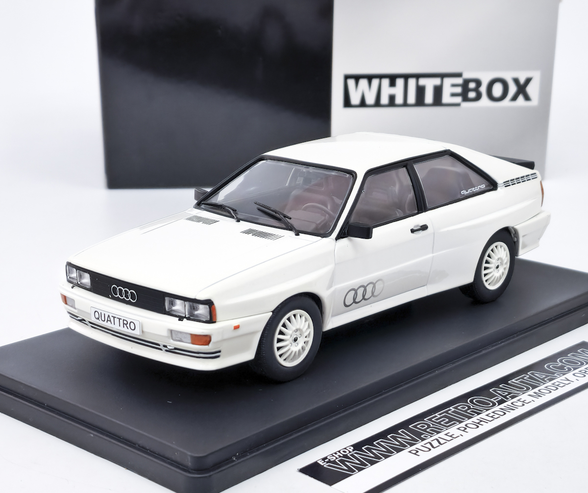 Audi quattro (1981) bílá WhiteBox 1:24