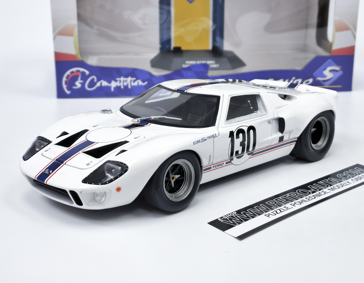 Ford GT40 MKI  #130 H.Greder/J.M.Giorgi Targa Florio 1967 SOLIDO 1:18