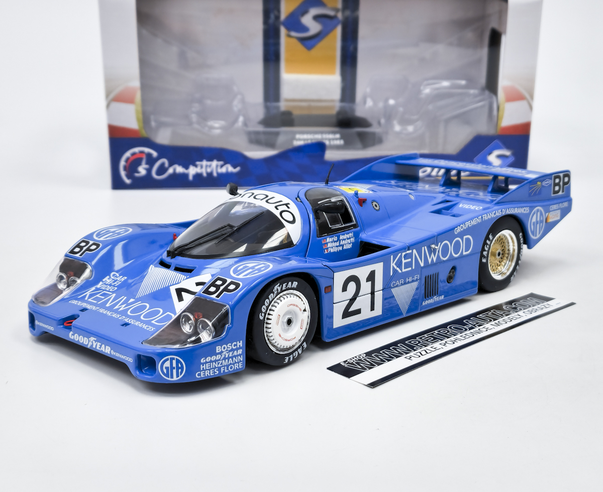 Porsche 956 LH 24h Le Mans 1983 #21 Andretti/Andretti /Alliot - SOLIDO 1:18