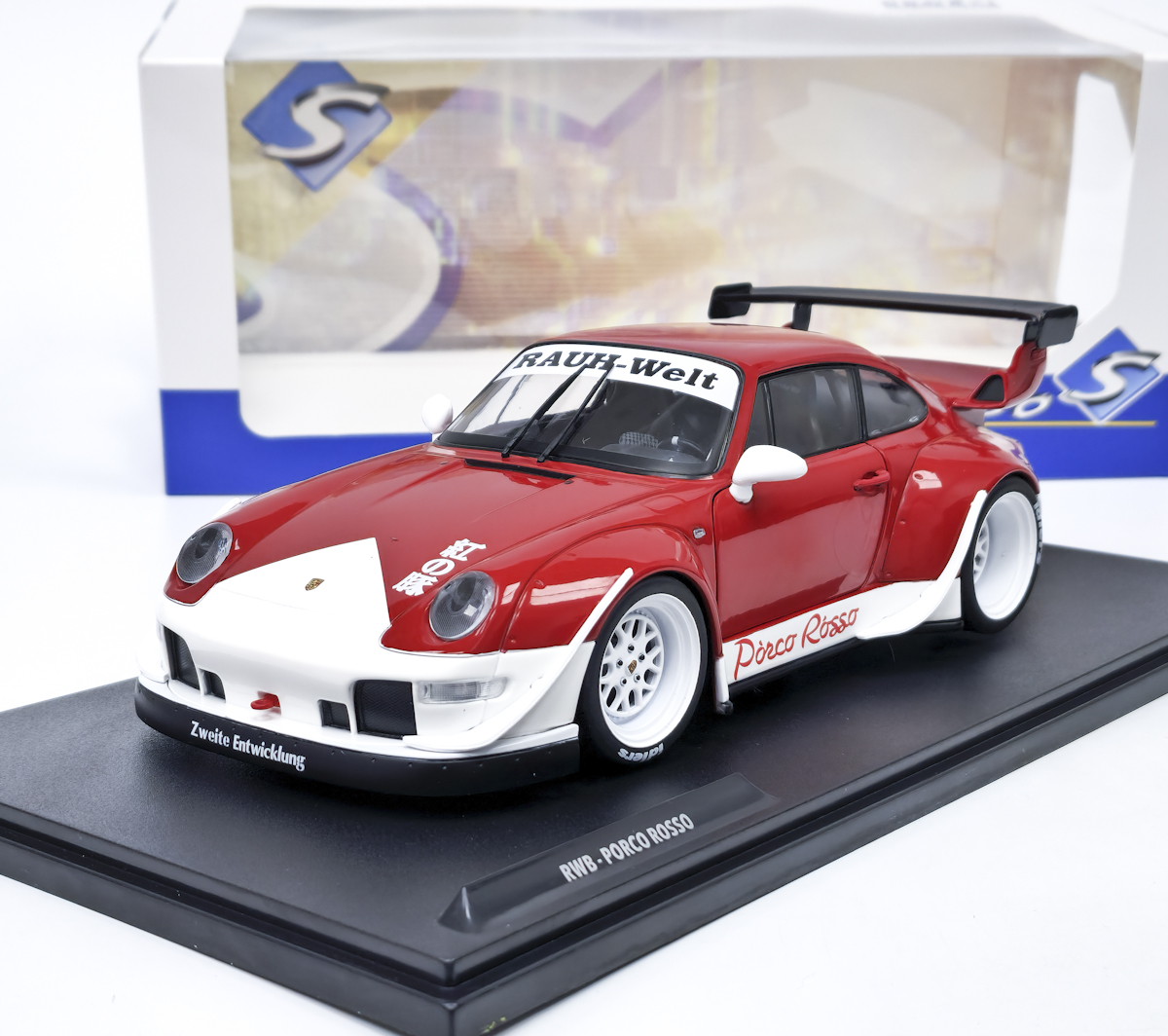 Porsche 911 RWB Bodykit 2020 Porco Rosso - SOLIDO 1:18