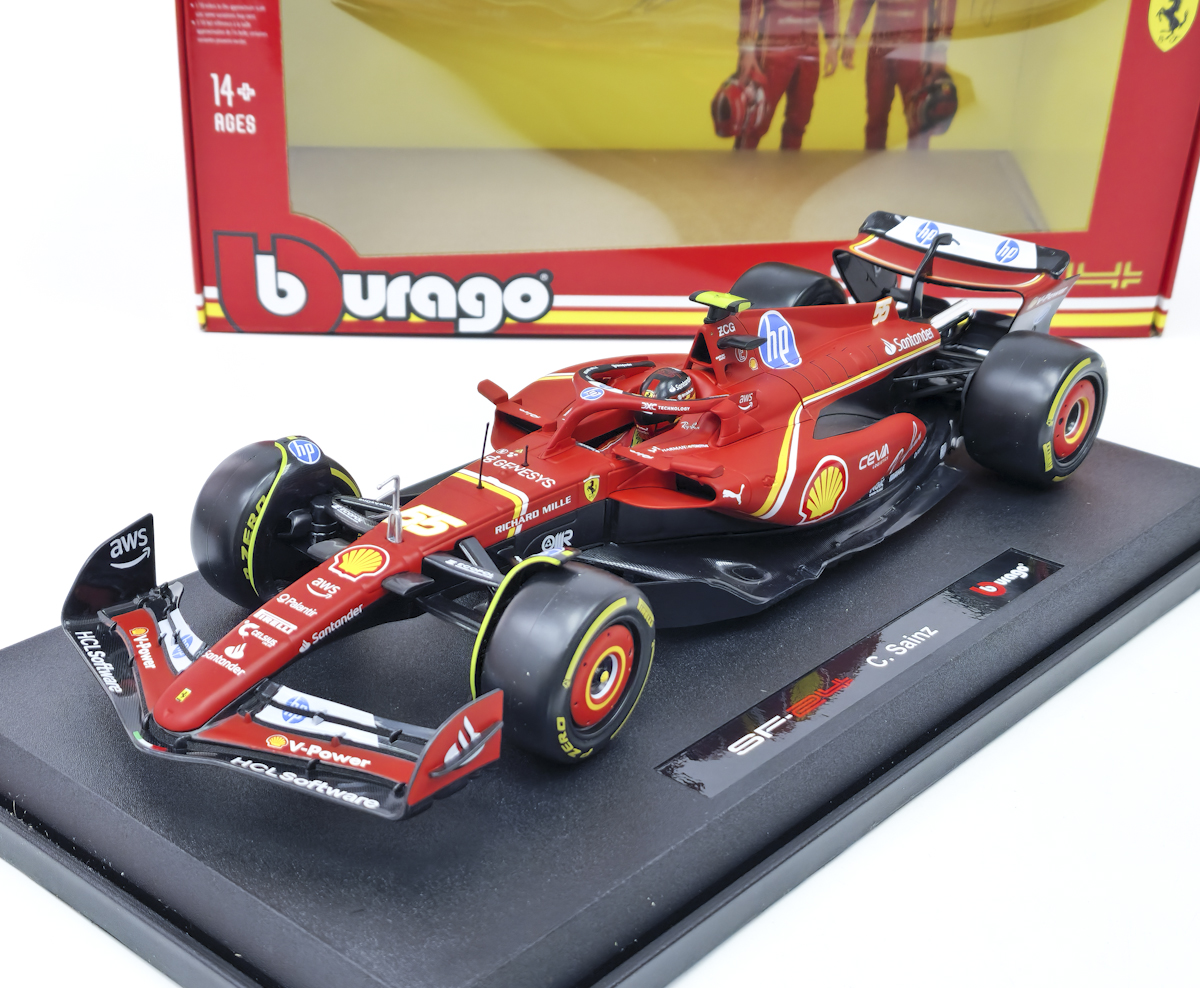 Ferrari SF-24 no.55 Scuderia Formule 1 C.Sainz Jr. 2024 - Bburago 1:18