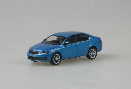 Škoda Octavia III (2012) - Modrá Denim Metalíza ABREX 1:43