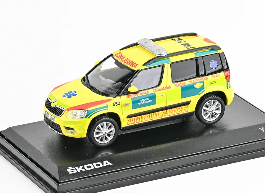 _Škoda Yeti FL (2013) - ZZS Plzeňského Kraje 552 ABREX 1:43