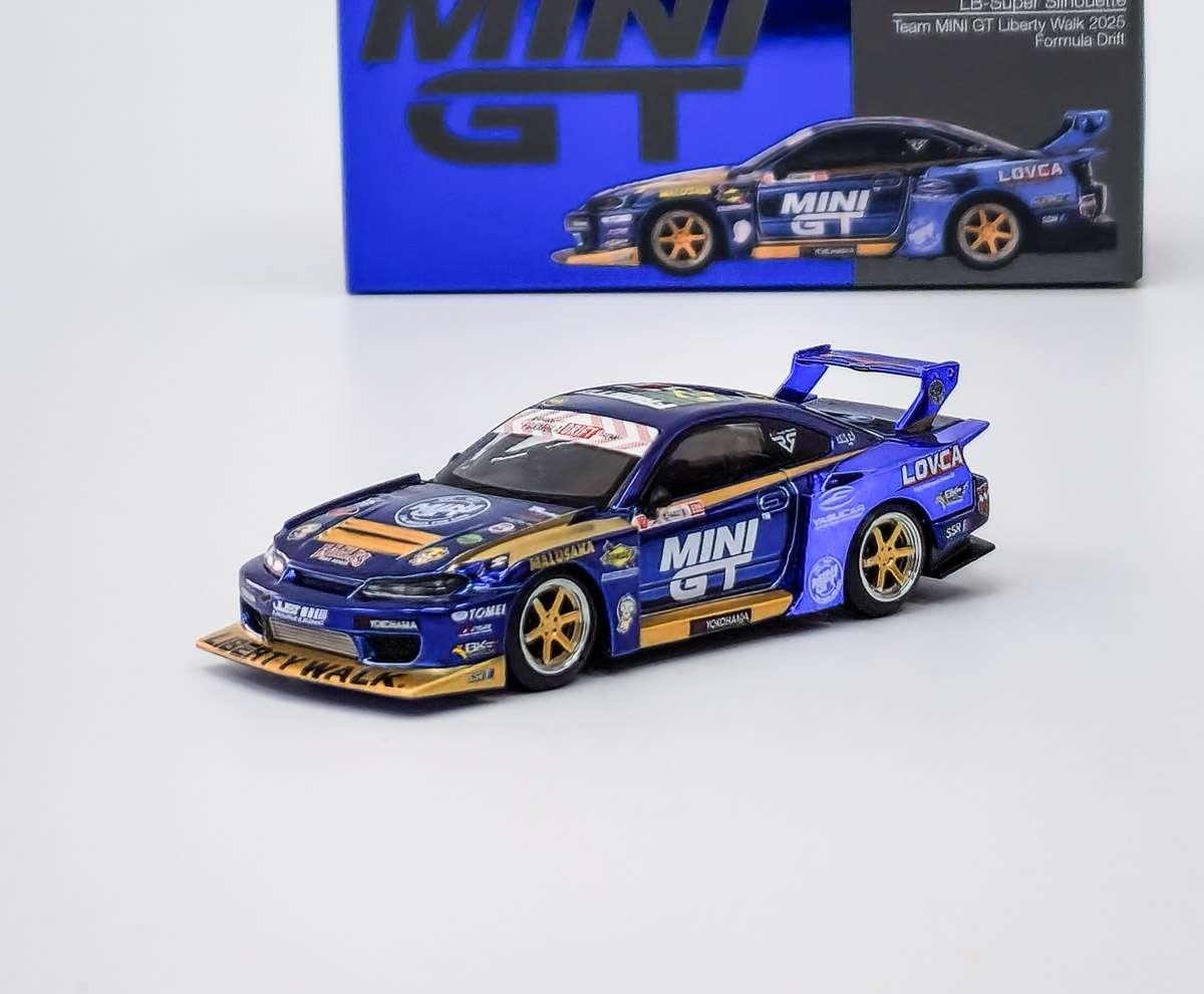 _NISSAN SILVIA S15 LB-SUPER SILHOUETTE no.555 - Mini GT 1:64