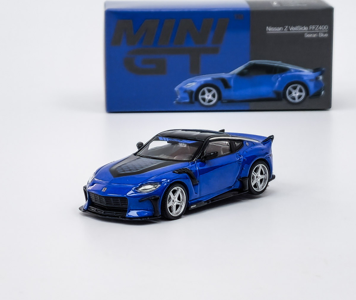 _NISSAN FAIRLADY Z VEILSIDE FFZ400 SEIRAN BLUE 2024 - Mini GT 1:64