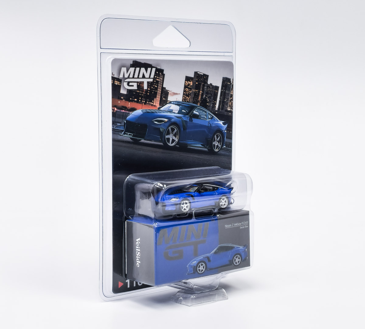 _NISSAN FAIRLADY Z VEILSIDE FFZ400 SEIRAN BLUE 2024 - BLISTR - Mini GT 1:64