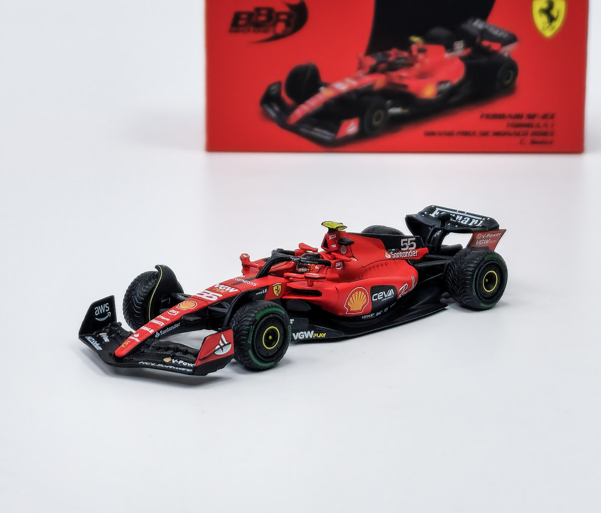 _FERRARI SF23 nr.55 C. Sainz Monaco GP 2023 - BBR 1:64