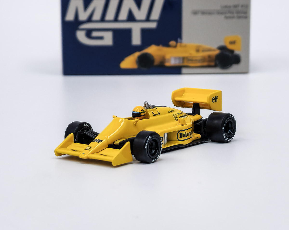 _Lotus 99T nr.12 Ayrton Senna 1987 Monaco Grand Prix Winner - Mini GT 1:64