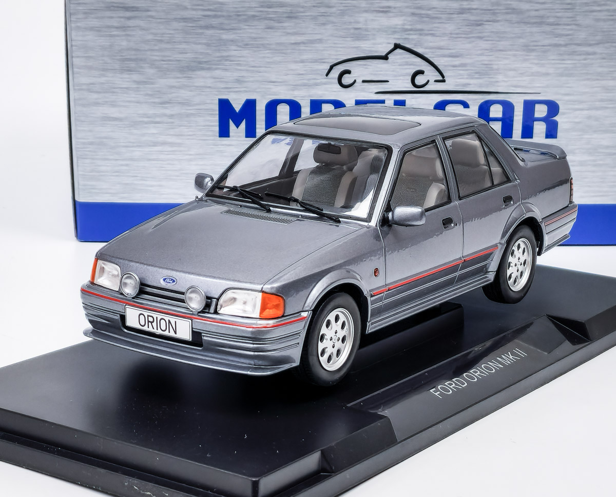 Ford Orion MK II (1986) šedá metalíza - MCG 1:18