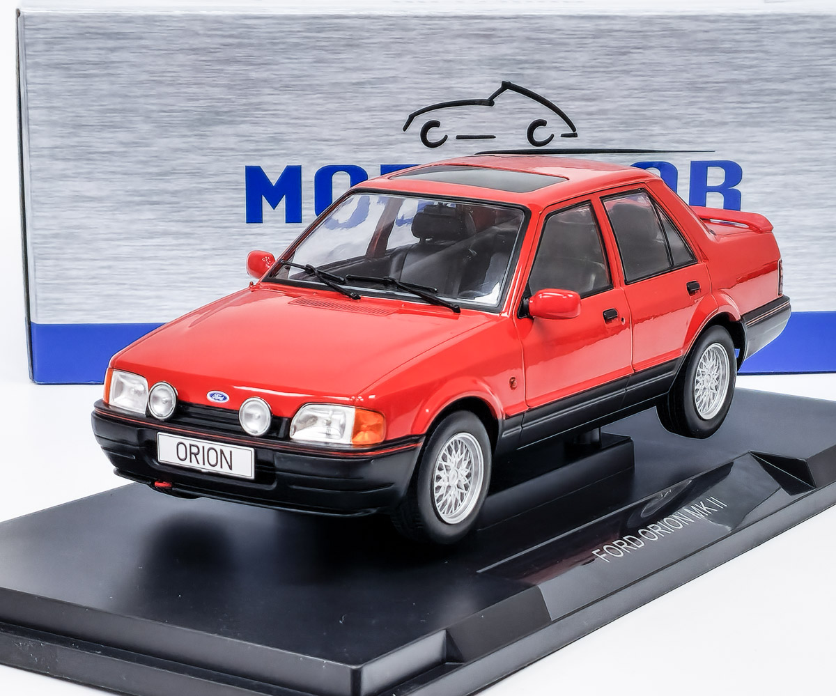 Ford Orion MK II (1986) červená - MCG 1:18