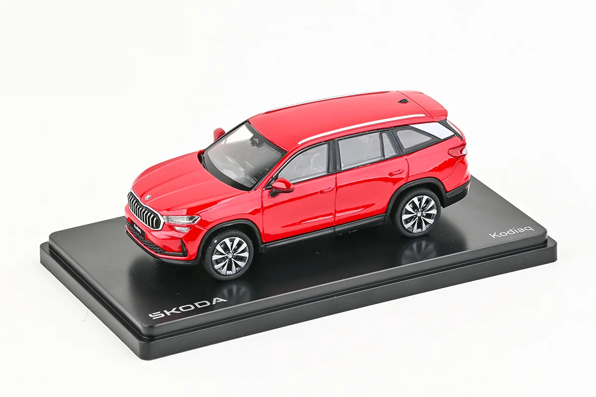 _Škoda Kodiaq II (2023) Červená Velvet Metalíza ABREX 1:43