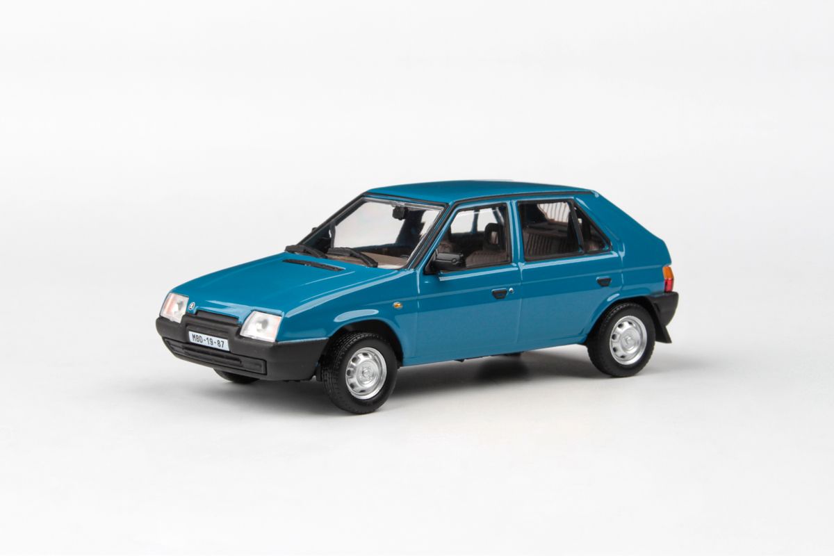 Škoda Favorit 136 L (1988) - Modrá Škoda ABREX 1:43