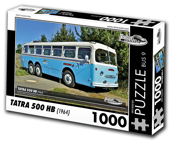 Puzzle BUS 09 - TATRA 500 HB (1964) 1000 dílků