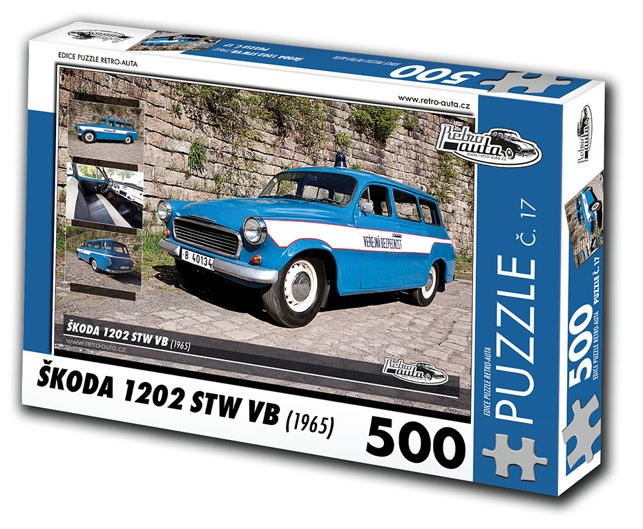 Puzzle č. 17 - ŠKODA 1202 STW VB (1965) 500 dílků