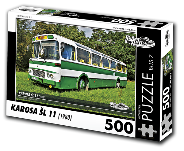 Puzzle BUS 07 - KAROSA ŠL 11 (1980) 500 dílků