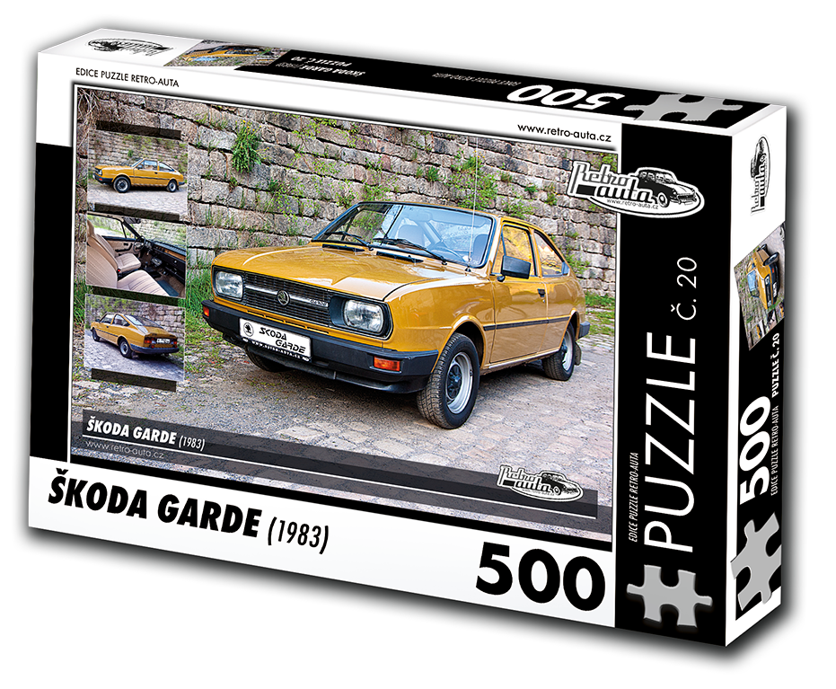Puzzle č. 20 - ŠKODA GARDE (1983) 500 dílků