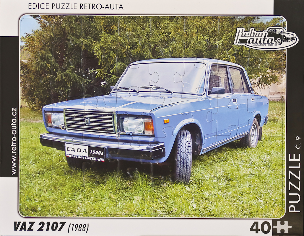 Puzzle č. 09 - VAZ 2107 (1988) 40 dílků