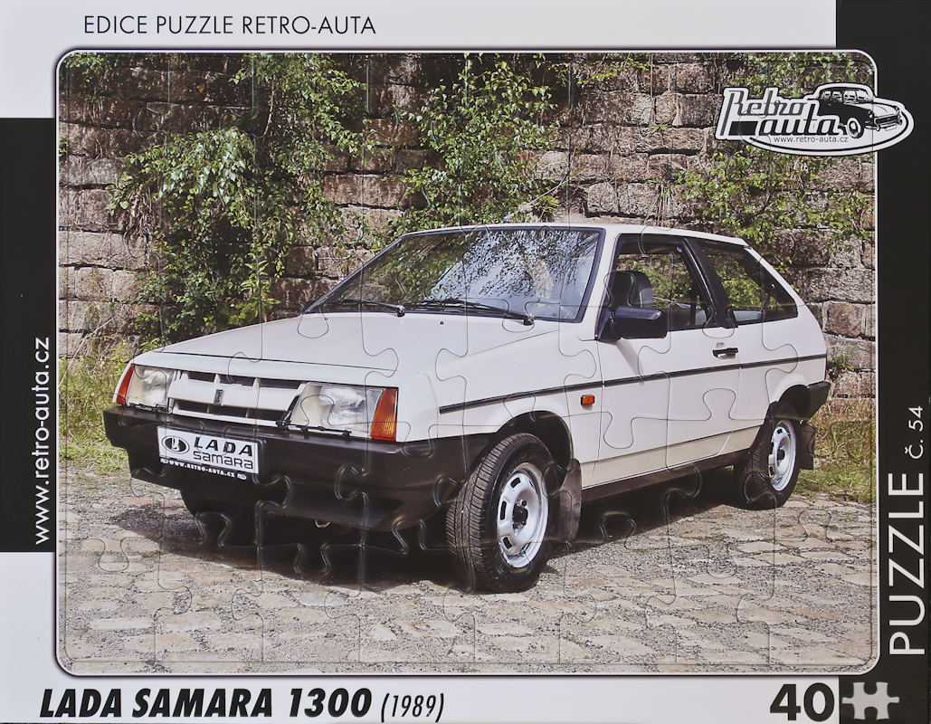 Puzzle č. 54 - LADA SAMARA 1300 (1989) 40 dílků