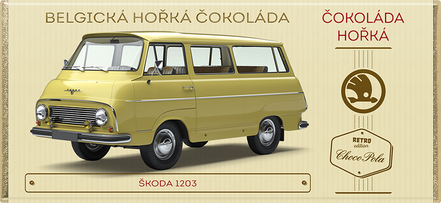 Škoda 1203 - hořká čokoláda 100 g
