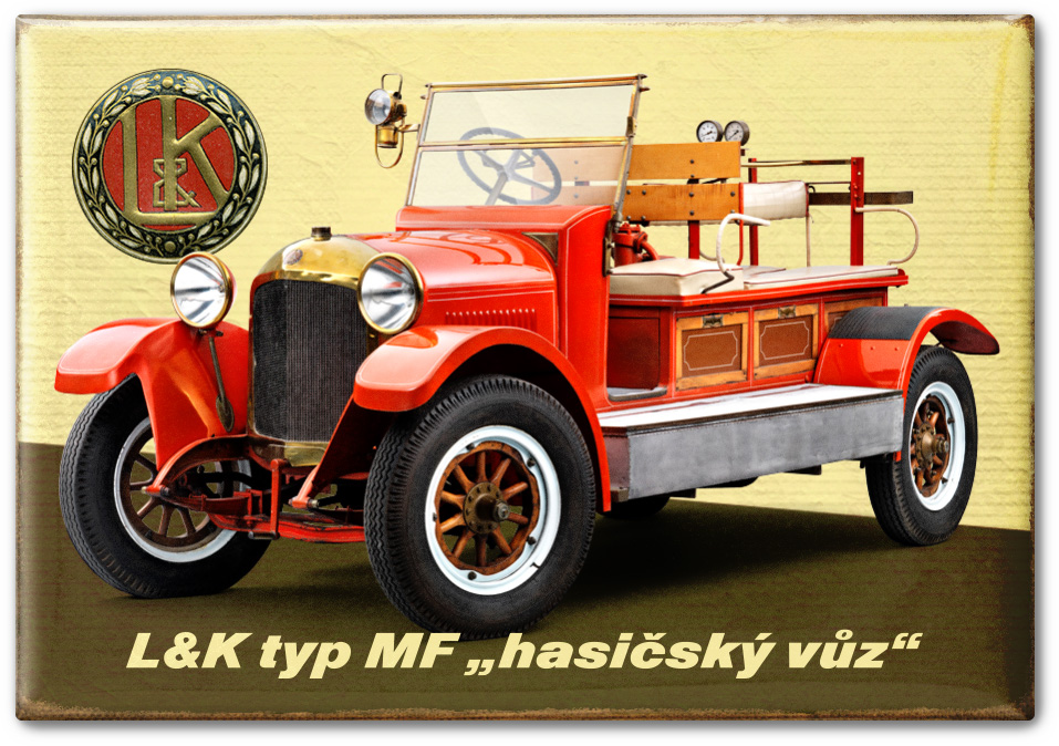 Magnetka - L&K typ MF hasičský vůz