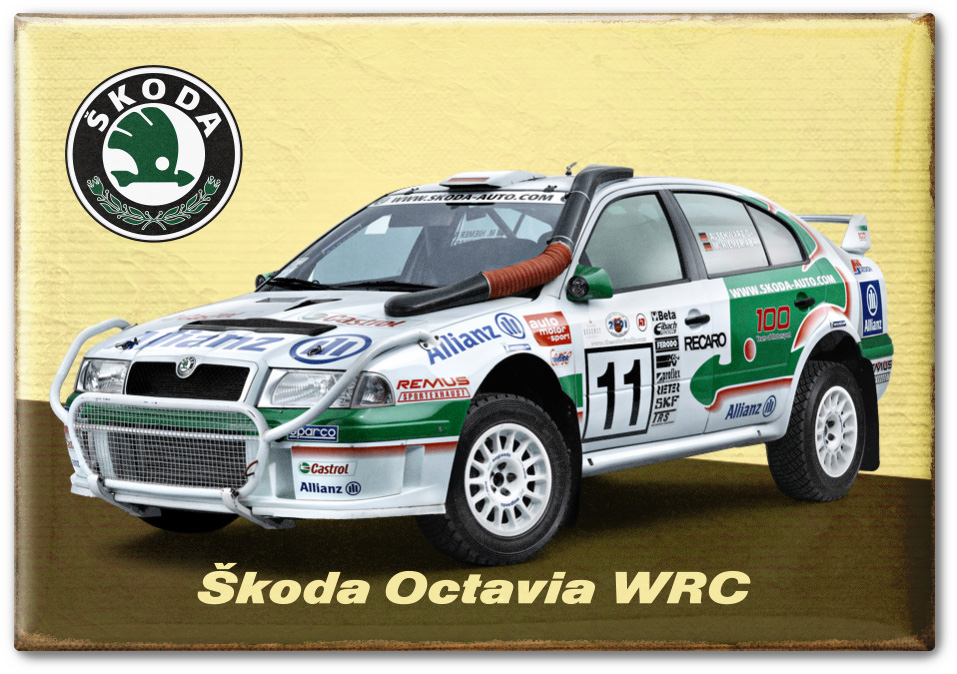 Magnetka - Škoda Octavia WRC