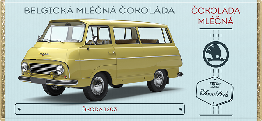 Škoda 1203 - mléčná čokoláda 100 g
