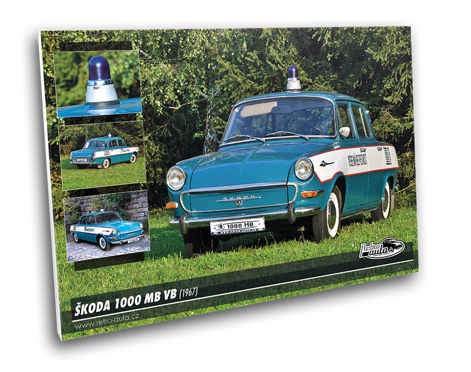 Obraz č. 33 - ŠKODA 1000 MB VB (1967) 100 x 70 cm