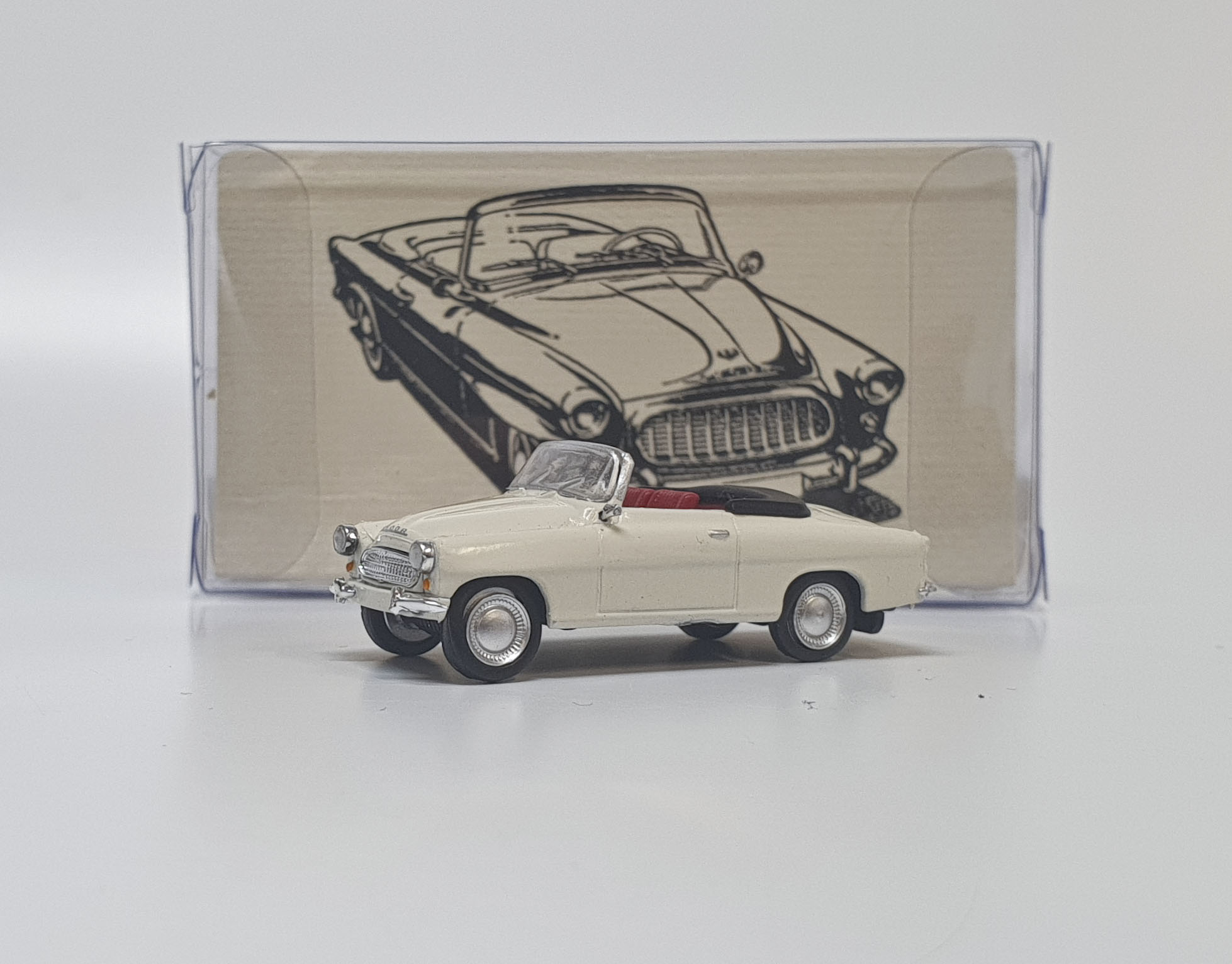 Škoda Felicia Roadster (1959) - Bílá Brekina 1:87