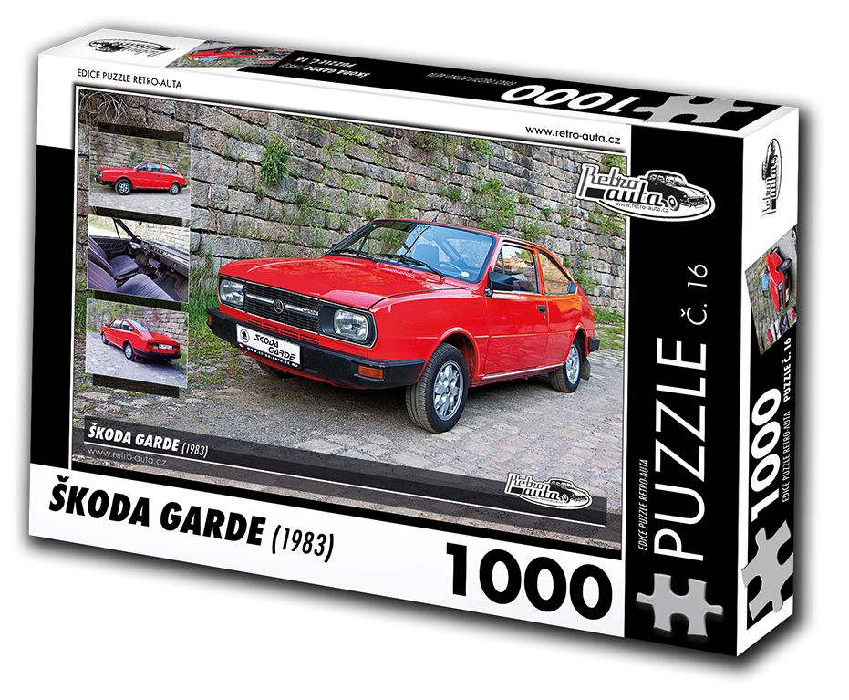 Puzzle č. 16 - ŠKODA GARDE (1983) 1000 dílků